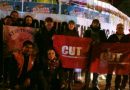 CUT y trabajadores de la Construcción realizaron velatón en homenaje a obreros muertos en derrumbes de obra de edificios CUT y trabajadores de la Construcción realizaron velatón en homenaje a obreros muertos en derrumbes de obra de edificios